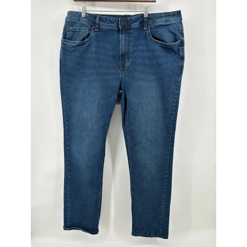 The Perfect Jean NYC Slim Thick Mens 38x32 Blue Stretch Denim Jeans JU9T5DCPT32